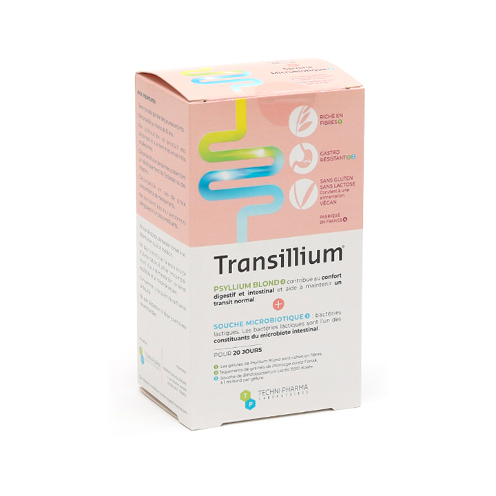 Transillium g&eacute;lules Techni-Pharma - bo&icirc;te de 100 g&eacute;lules