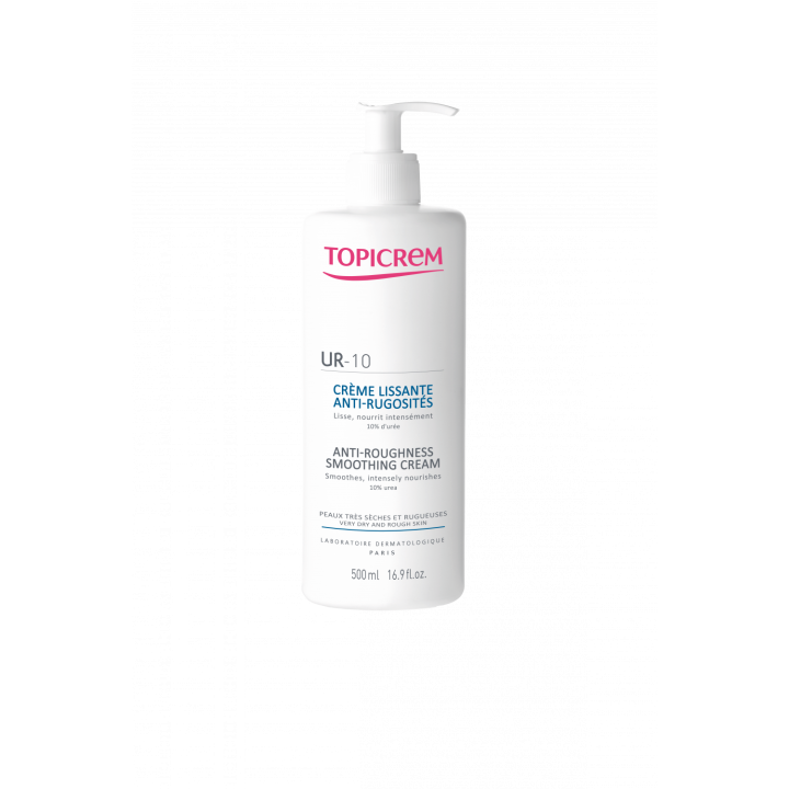 UR-10 Cr&egrave;me lissante anti-rugosit&eacute;s Topicrem - flacon de 500 ml