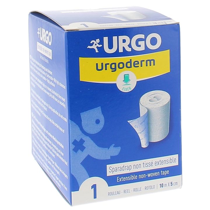 Urgoderm sparadrap non tiss&eacute; extensible Urgo - rouleau 10m x 5cm