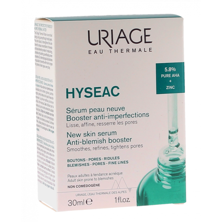Hys&eacute;ac S&eacute;rum peau neuve Booster anti-imperfections Uriage - flacon de 30ml