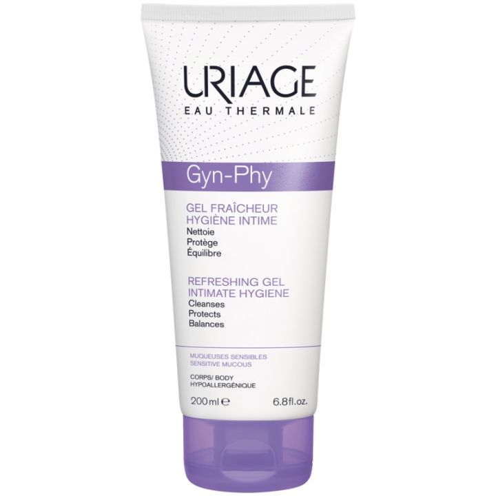 Gyn-phy toilette intime gel fra&icirc;cheur Uriage - tube de 200 ml