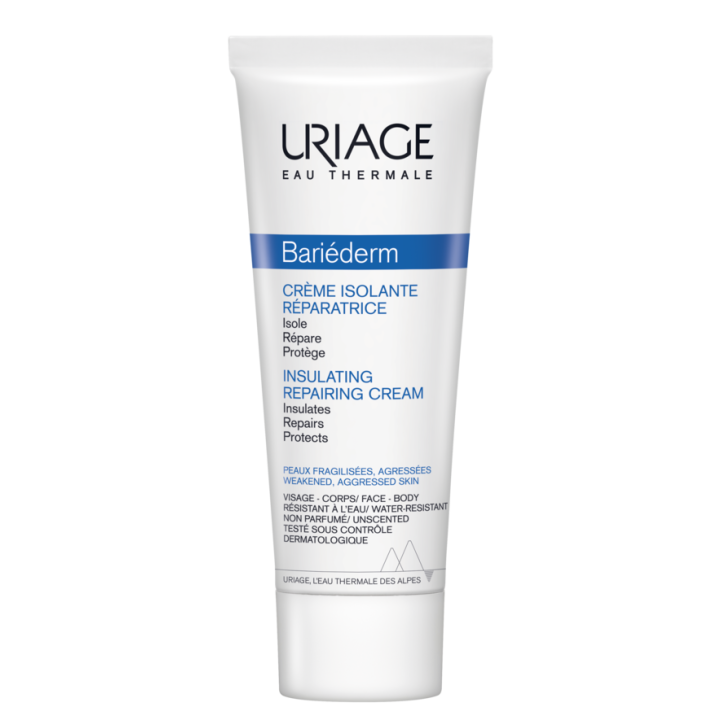 Bari&eacute;derm cr&egrave;me isolante r&eacute;paratrice Uriage - tube de 75 ml