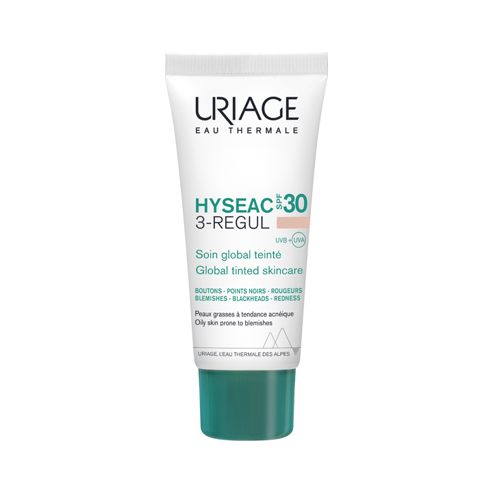Hys&eacute;ac 3-Regul Soin global teint&eacute; SPF30 Uriage - tube de 40ml