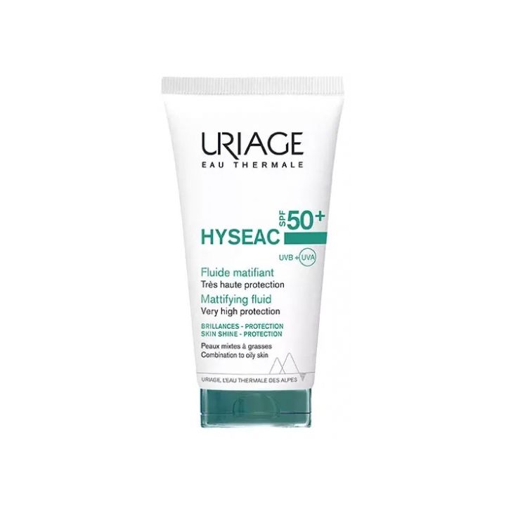 Hys&eacute;ac fluide SPF 50+ tr&egrave;s haute protection Uriage - tube de 50 ml