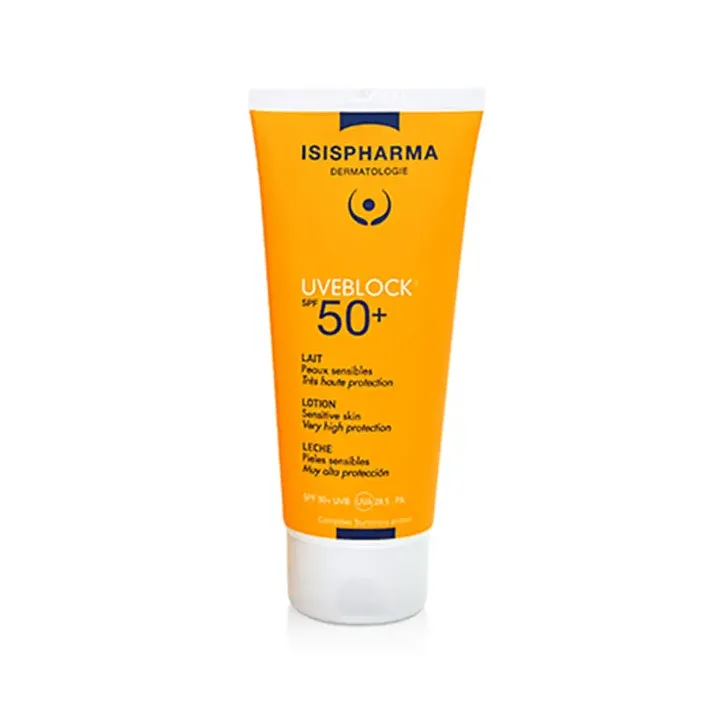 Uveblock SPF50+ lait tr&egrave;s haute protection Isispharma - tube de 100ml