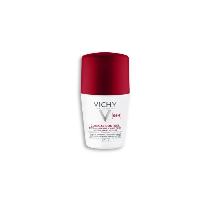 D&eacute;odorant d&eacute;transpirant Clinical Control 96h Vichy - roll-on de 50ml