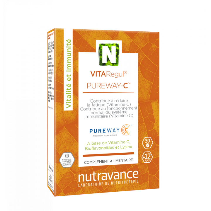 VITARegul Pureway-C Nutravance - bo&icirc;te de 30 comprim&eacute;s