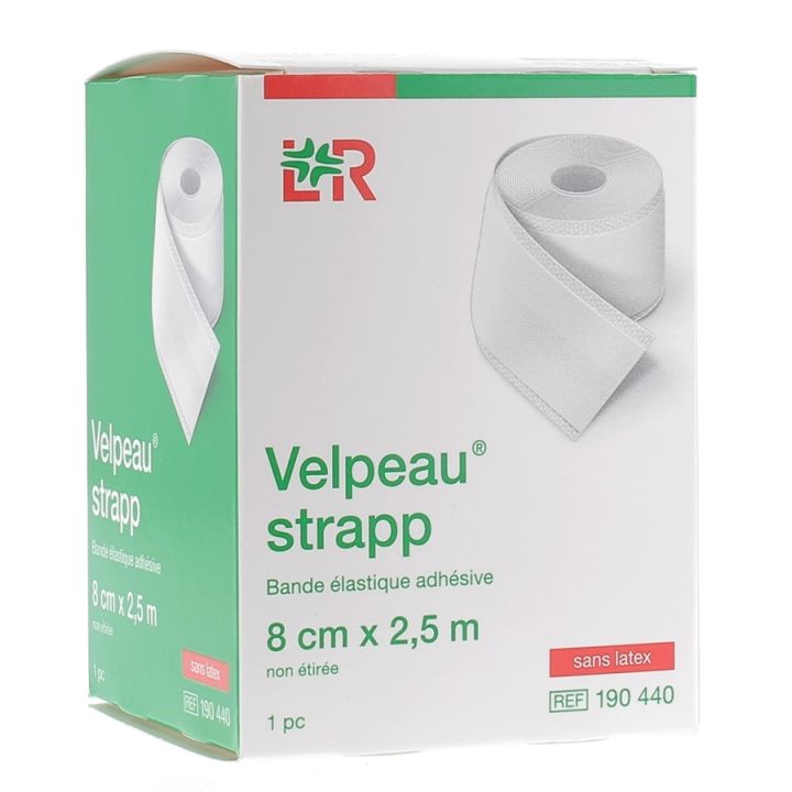 Velpeau Strapp Bande &eacute;lastique adh&eacute;sive Lohmann & Rausher - bande de 8cm x 2.5m