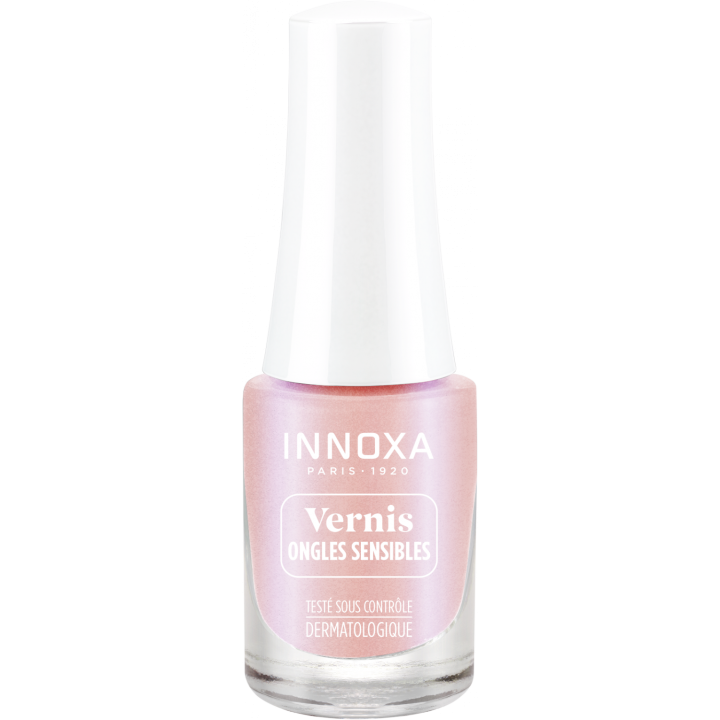 Vernis &agrave; ongles hypoallerg&eacute;nique Rose Bleut&eacute; 102 Innoxa - flacon de 5ml