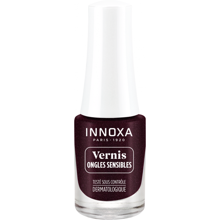 Vernis &agrave; ongles hypoallerg&eacute;nique Prune 108 Innoxa - flacon de 4,8 ml