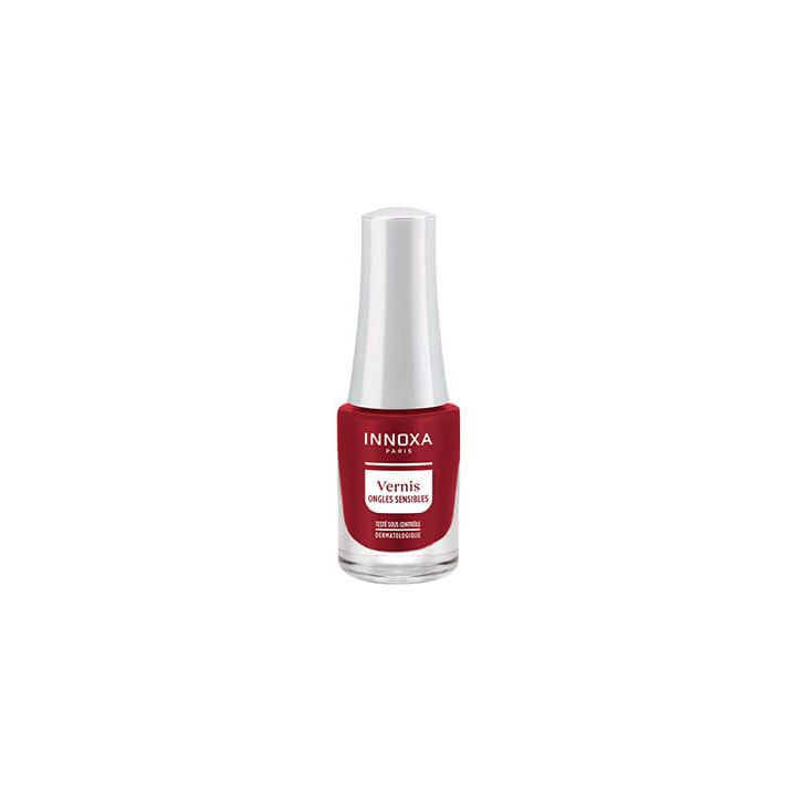 Vernis &agrave; ongles hypoallerg&eacute;nique Rouge carmin 706 Innoxa - flacon de 5ml