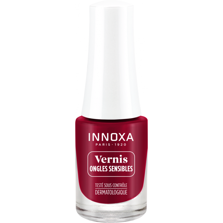 Vernis &agrave; ongles hypoallerg&eacute;nique Rouge rouge 410 Innoxa - flacon de 5 ml