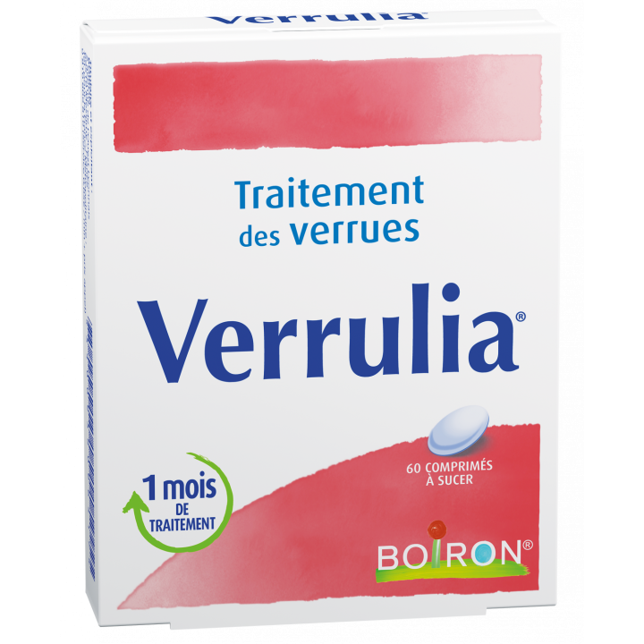 Verrulia traitement des verrues Boiron - boite de 60 comprim&eacute;s