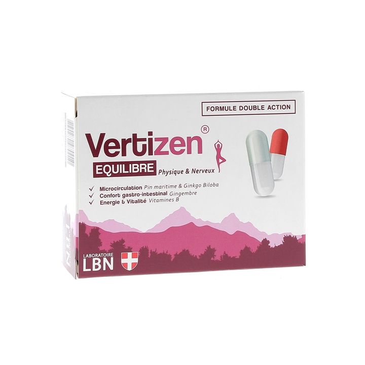 VertiZen &eacute;quilibre Laboratoire LBN - boite de 60 g&eacute;lules