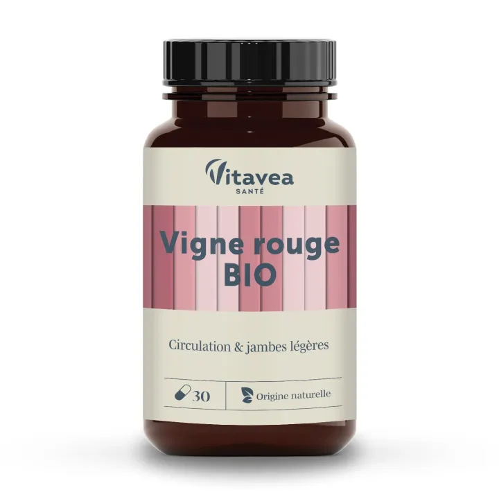 Vigne rouge bio Vitavea - bo&icirc;te de 30 g&eacute;lules