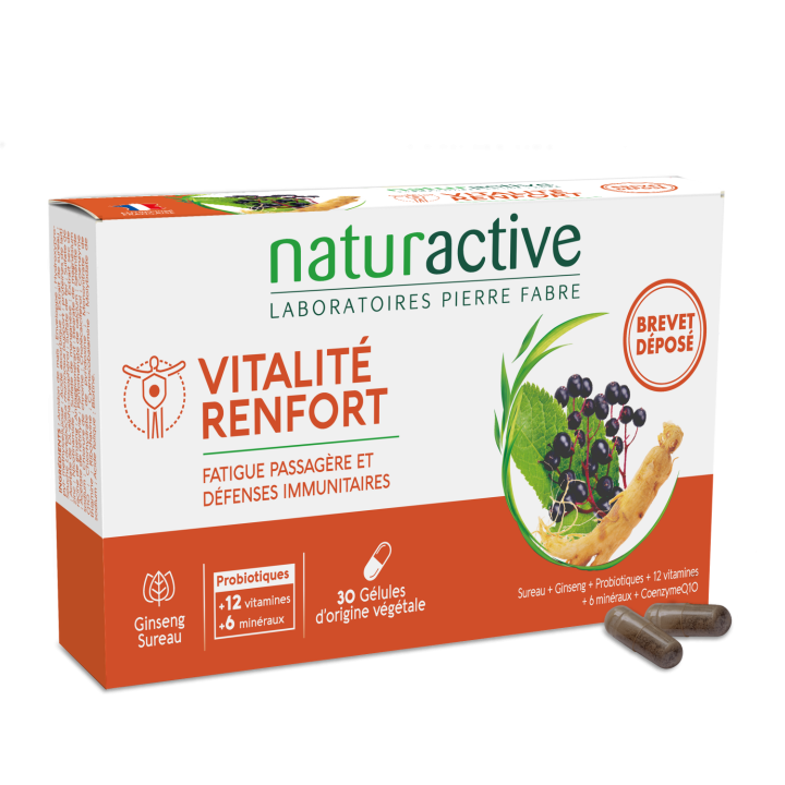 Vitalit&eacute; renfort Naturactive - boite de 30 g&eacute;lules