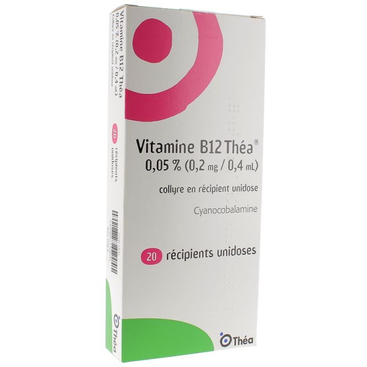 Vitamine B12 Th&eacute;a collyre - 20 unidoses