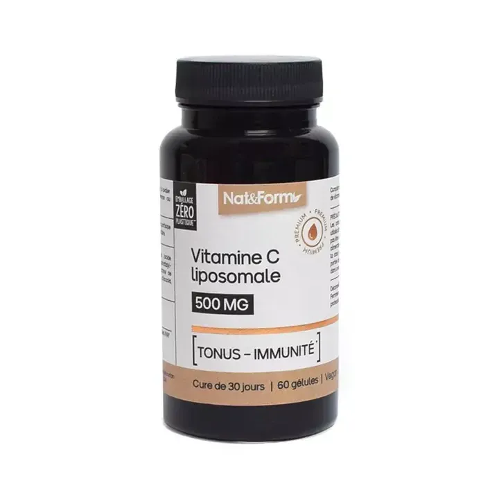 Vitamine C Liposomale tonus-immunit&eacute; Nat&Form - bo&icirc;te de 60 g&eacute;lules