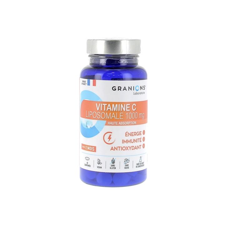 Vitamine C liposomale 1000mg Granions - bo&icirc;te de 60 comprim&eacute;s