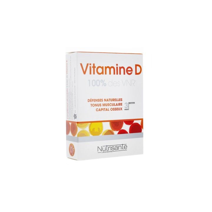 Vitamine D 80 mg Nutrisante - boite de 90 comprim&eacute;s