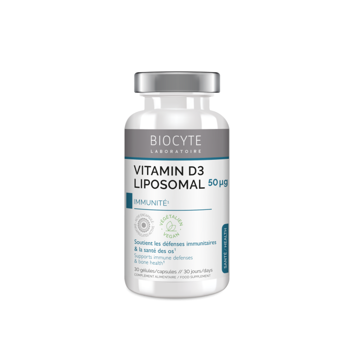 Vitamine D Liposomal Biocyte - bo&icirc;te de 30 g&eacute;lules