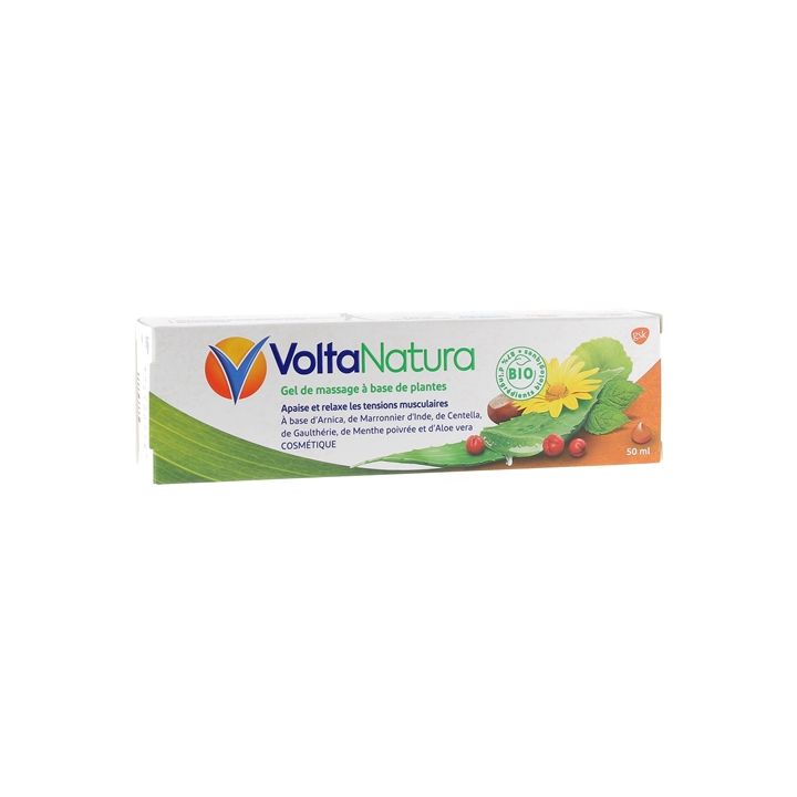 VoltaNatura Gel de massage &agrave; base de plantes GSK - tube de 50 ml