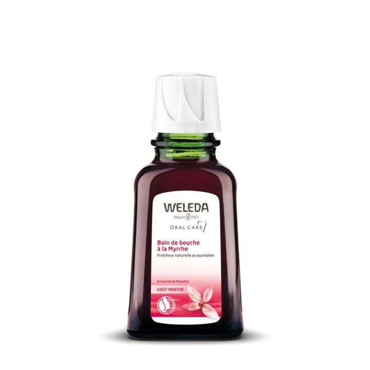 Bain de bouche &agrave; la myrrhe Weleda - flacon de 50 ml