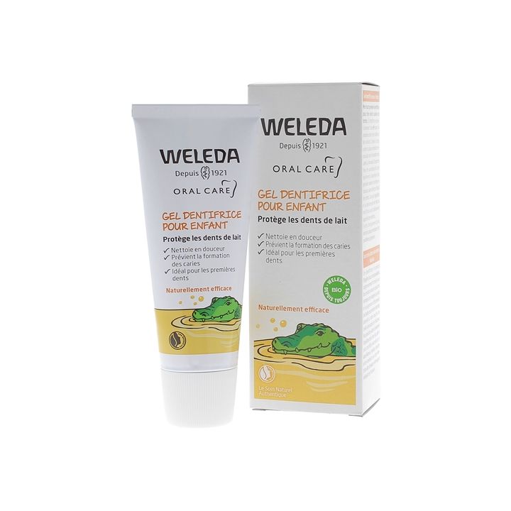 Gel dentifrice pour enfant Weleda - tube de 50 ml