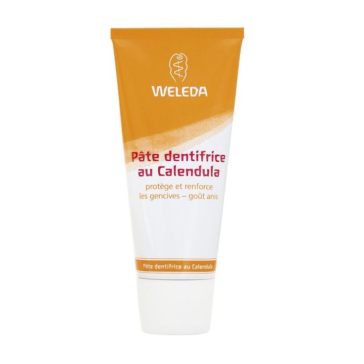 P&acirc;te dentifrice au calendula Weleda - tube de 75 ml