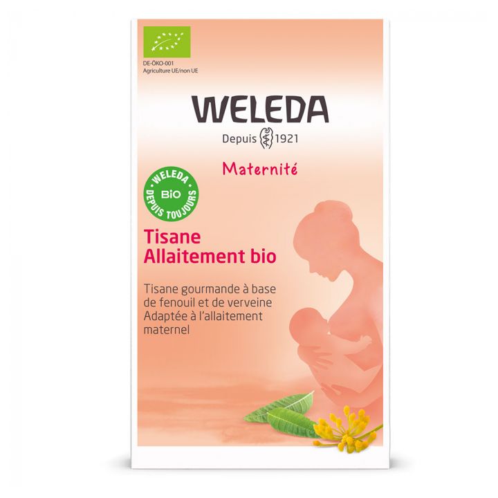 Tisane allaitement bio Weleda - bo&icirc;te de 20 sachets