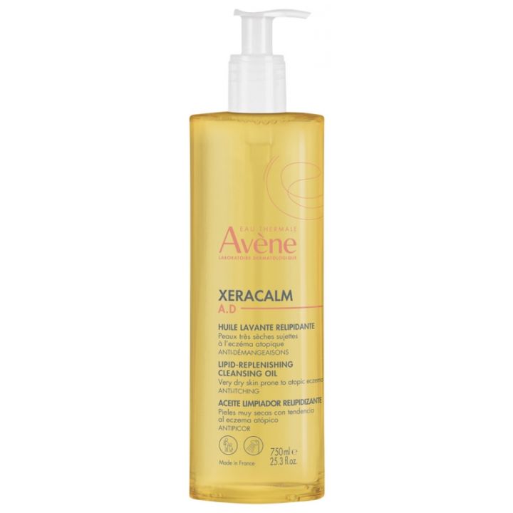 XeraCalm A.D Huile lavante relipidante Av&egrave;ne - flacon-pompe de 750 ml