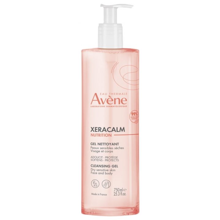 Xeracalm Nutrition Gel nettoyant Av&egrave;ne - flacon-pompe de 750ml