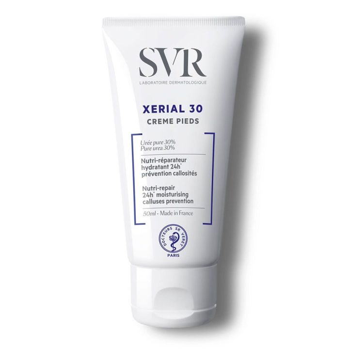 X&eacute;rial 30 cr&egrave;me pieds nutri-r&eacute;parateur hydratant 24h SVR - tube de 50 ml
