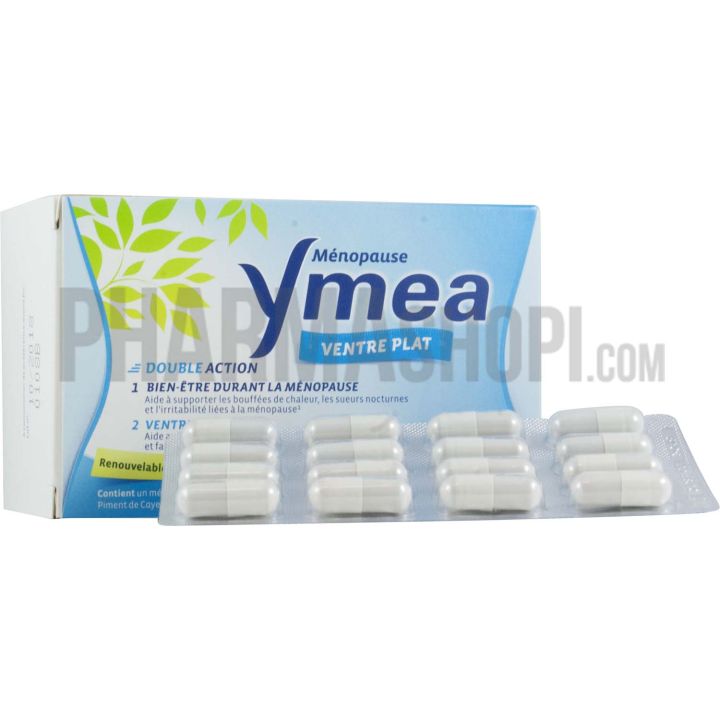 Ymea m&eacute;nopause ventre plat - boite de 128 g&eacute;lules