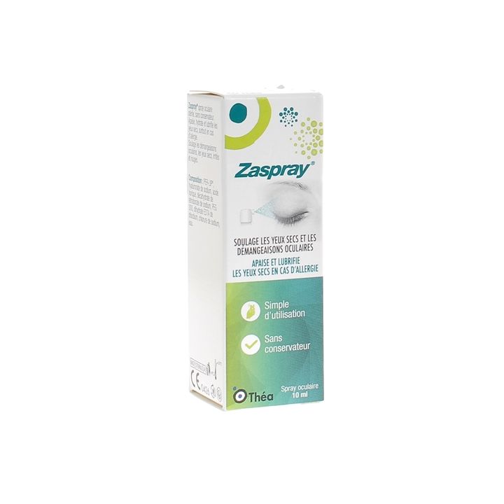 Zaspray Spray oculaire apaisant et lubrifiant Th&eacute;a - flacon de 10ml