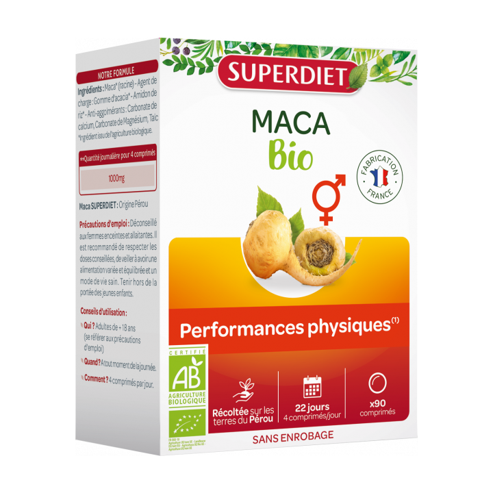Maca Bio Super Diet - 90 comprim&eacute;s