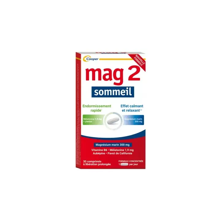 Mag 2 sommeil Cooper - bo&icirc;te de 30 comprim&eacute;s