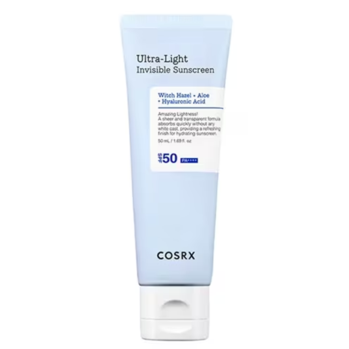 Cr&egrave;me solaire invisible ultra l&eacute;g&egrave;re spf50 pa++++ Cosrx - tube de 50ml