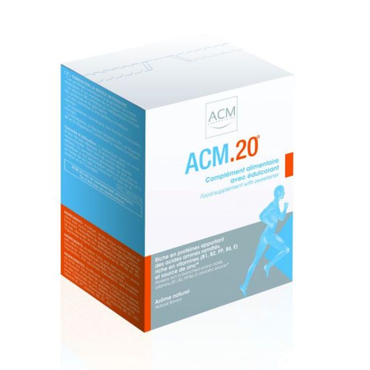 ACM 20 compl&eacute;ment alimentaire ACM - boite de 10 sachets