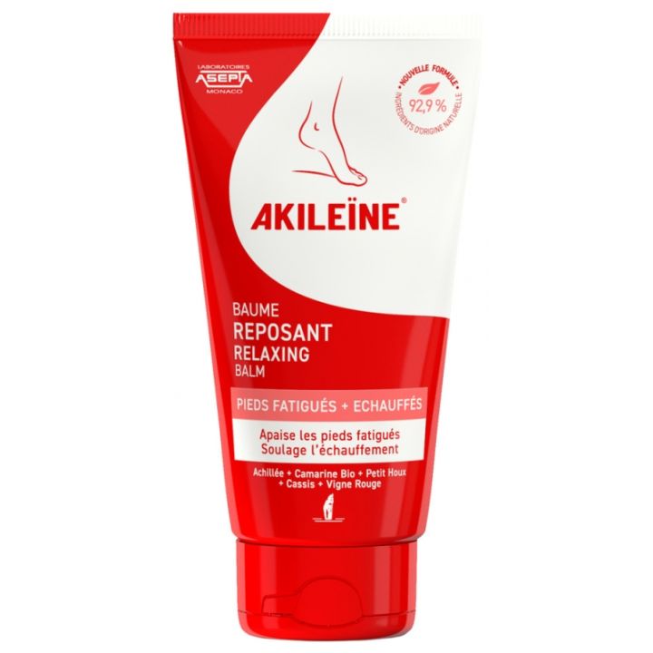 Baume reposant pieds fatigu&eacute;s Akile&iuml;ne - tube de 50 ml