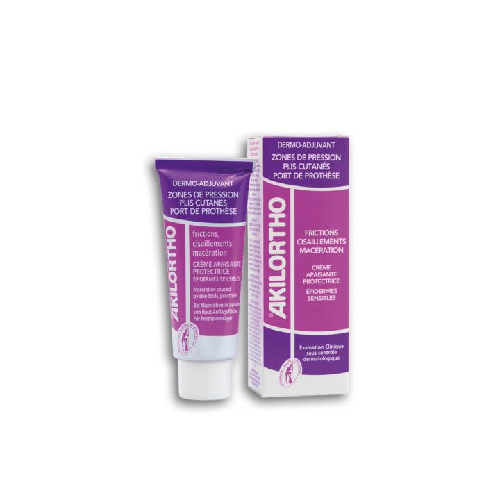 Cr&egrave;me apaisante &eacute;pidermes sensibles Akilortho - tube de 75 ml