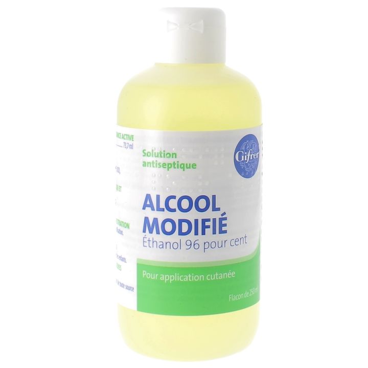 Alcool modifi&eacute; Gifrer solution pour application locale - flacon de 250ml