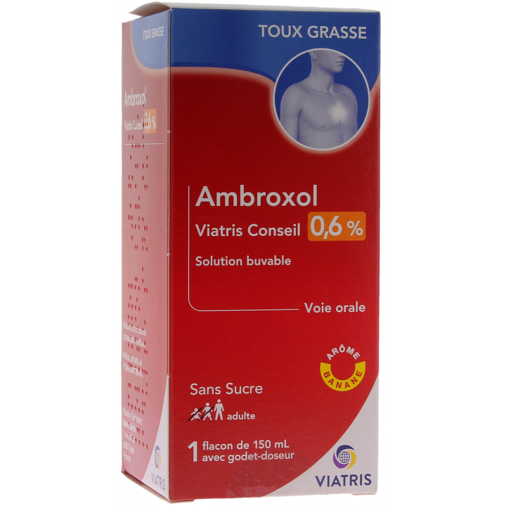 Ambroxol Mylan 0,6% - flacon de 150 ml