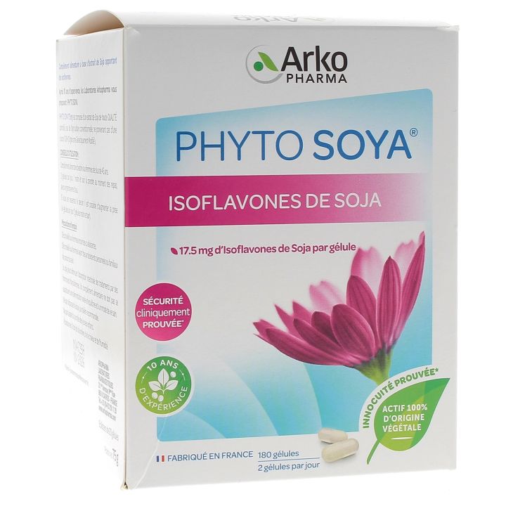 Phyto soya 17,5mg Arkopharma - bo&icirc;te de 180 g&eacute;lules