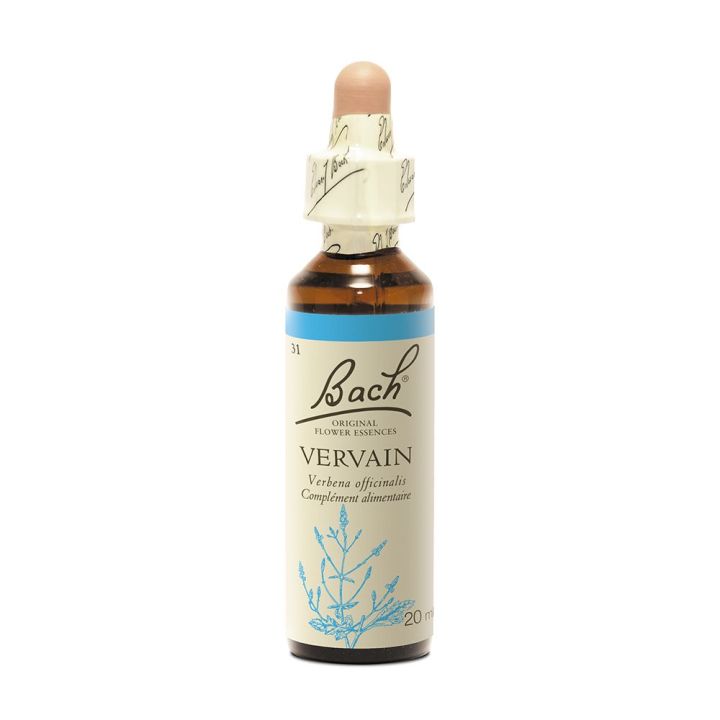 Fleur de Bach Vervain Verbena officinalis - flacon de 20 ml
