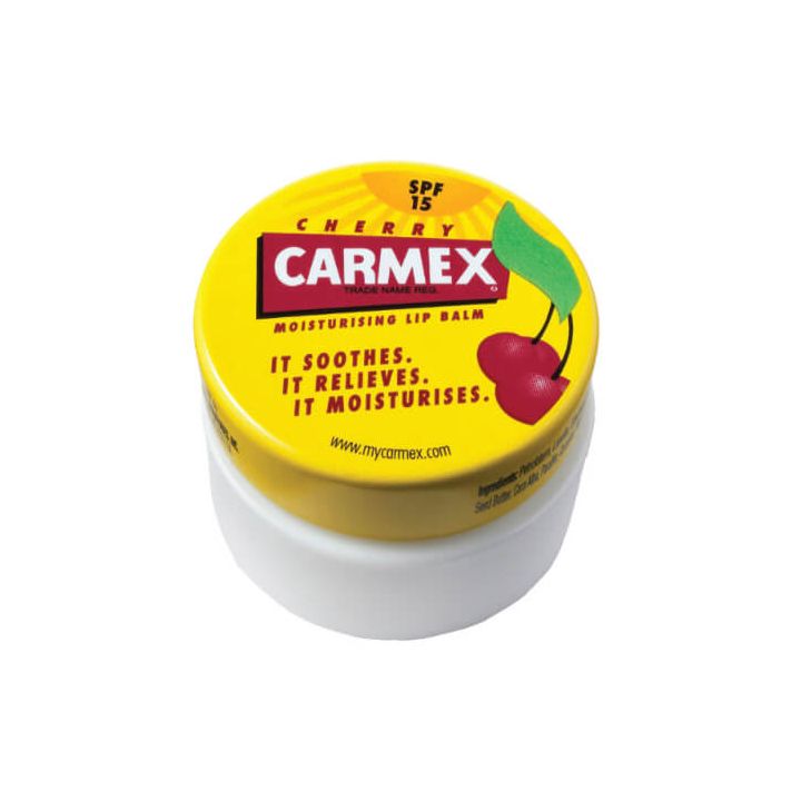 Baume &agrave; L&egrave;vres SPF 15 cerise Carmex - Pot de 7,5 g