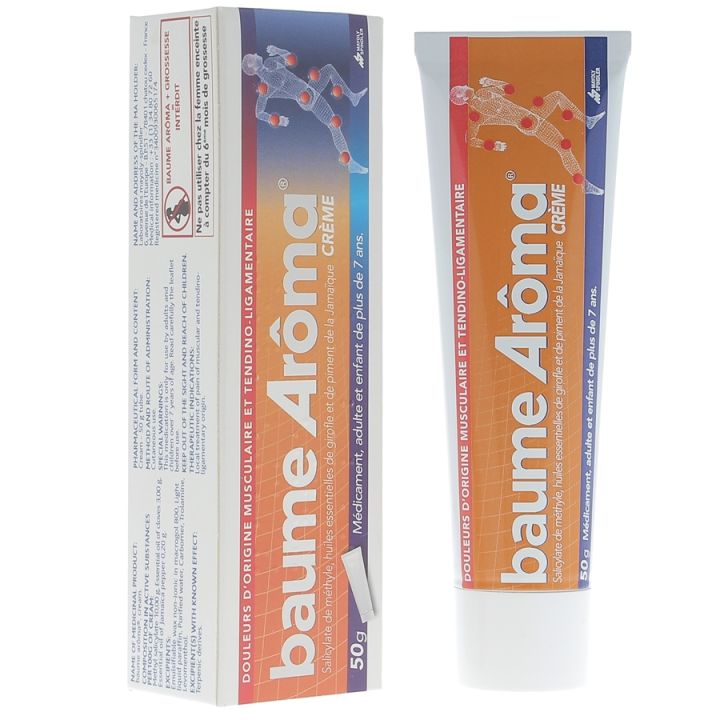 Baume ar&ocirc;ma cr&egrave;me - tube de 50 g