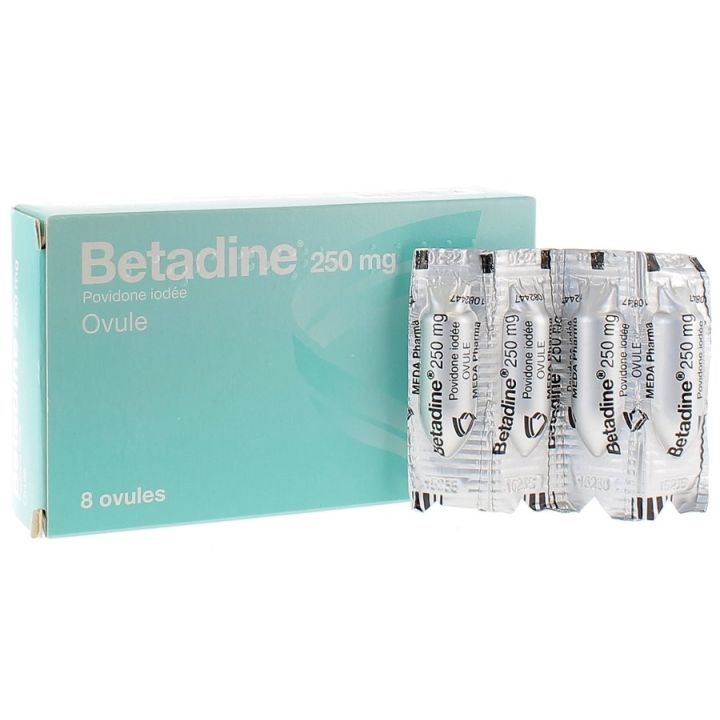 Betadine 250mg ovule - bo&icirc;te de 8 ovules