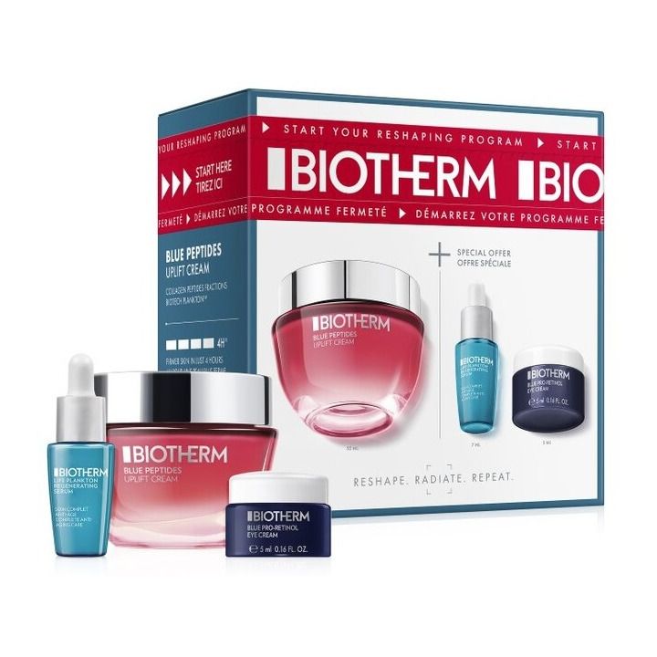 Coffret blue peptides uplift Biotherm - coffret de 3 produits