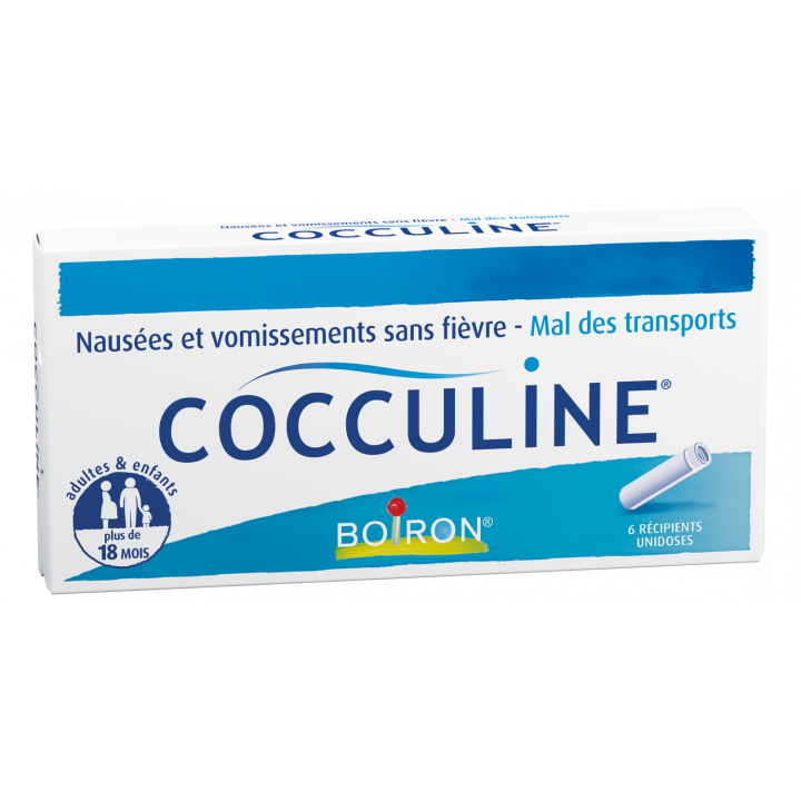 Cocculine granules en r&eacute;cipient unidose Boiron - Boite de 6 r&eacute;cipients unidoses